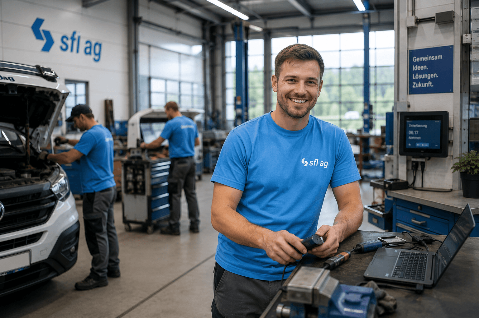 Arbeiten im Team der SFL AG