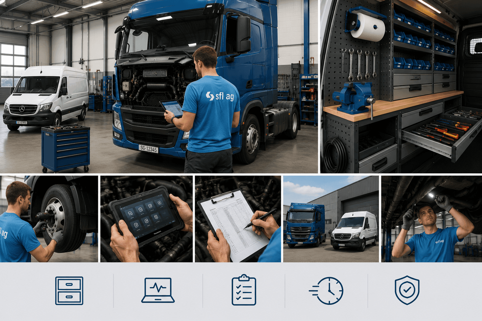 Diagnose- und Werkstattarbeit bei der SFL AG